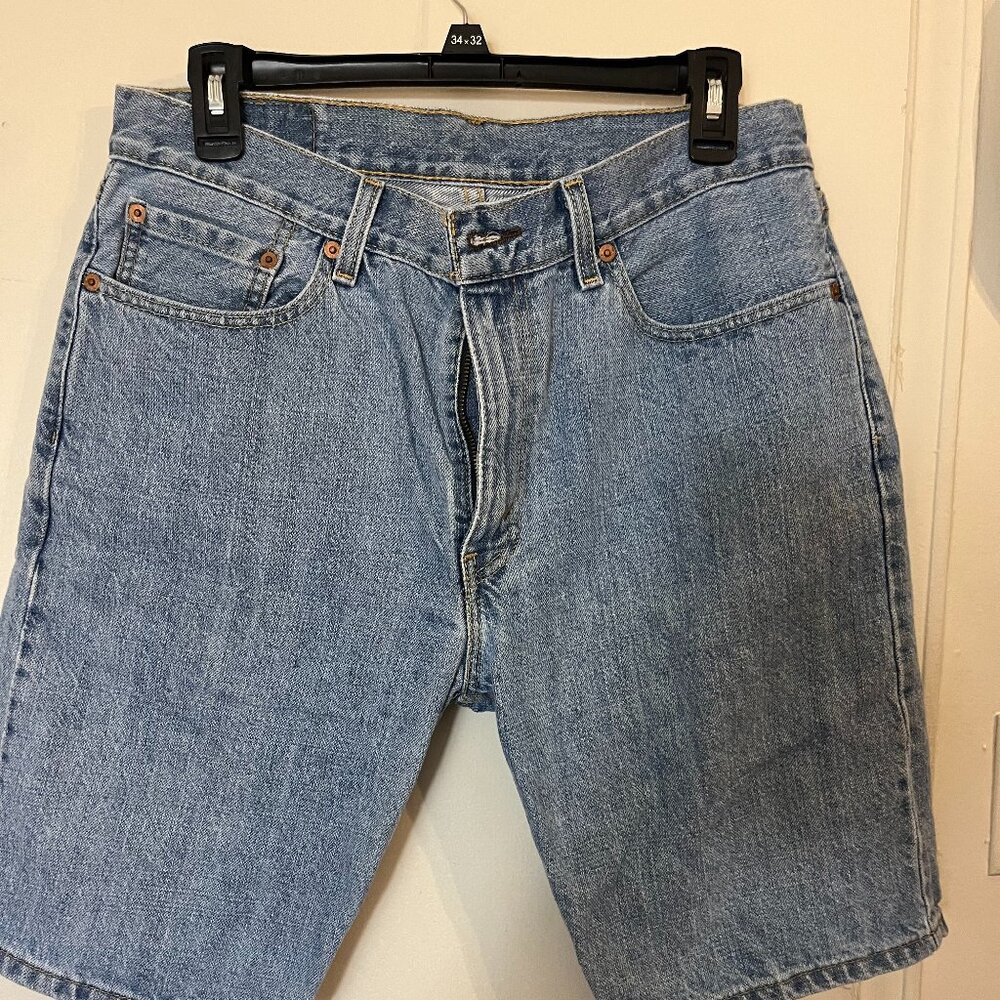 Men's Levi's 505 Blue Jean Shorts Size 33